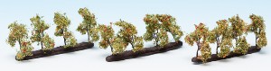 Плантация деревьев с яблоками 12шт Noch HO/TT (21532)